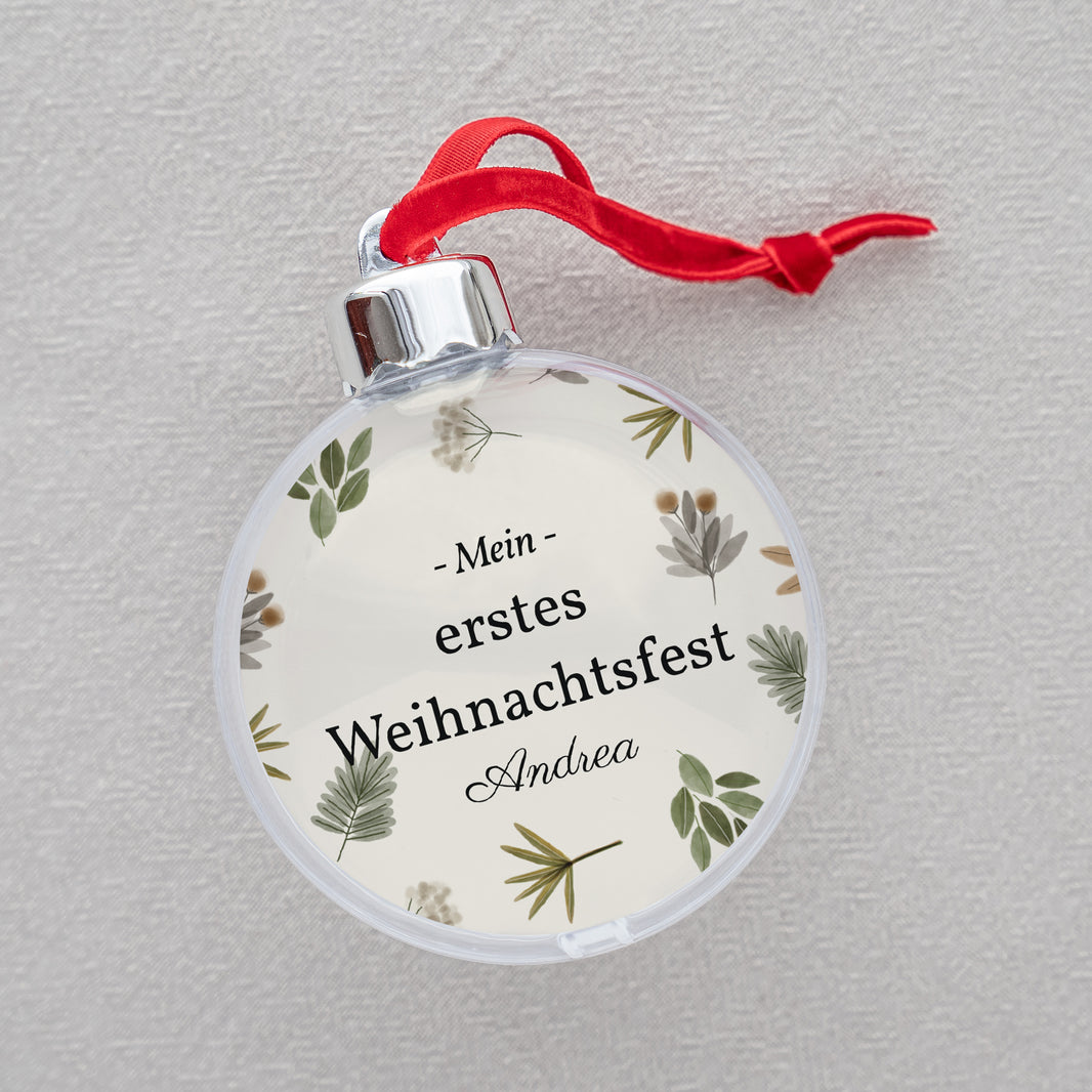 Weihnachtskugel Weihnachten Runde Kugel Süße Weihnachten Typografie foto N° 2