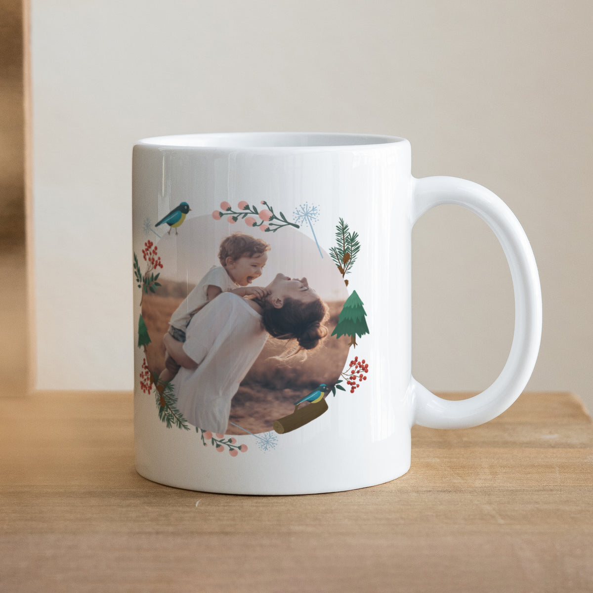Tasse Objekte Weiß Tasse Süße Weihnachten foto