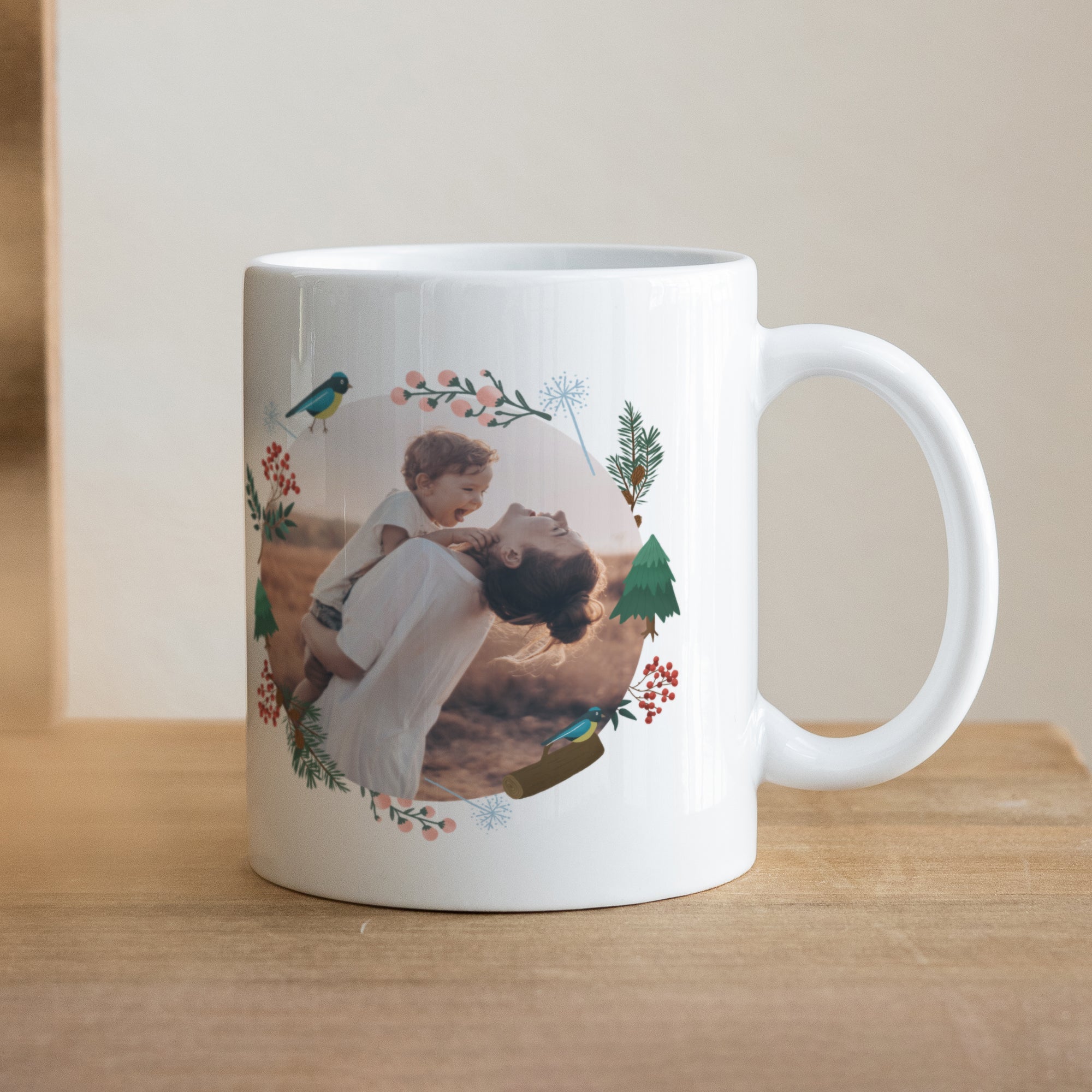 Tasse Objekte Weiß Tasse Süße Weihnachten foto N° 1