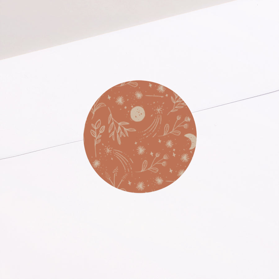 Sticker Geburt Rund Sienna foto