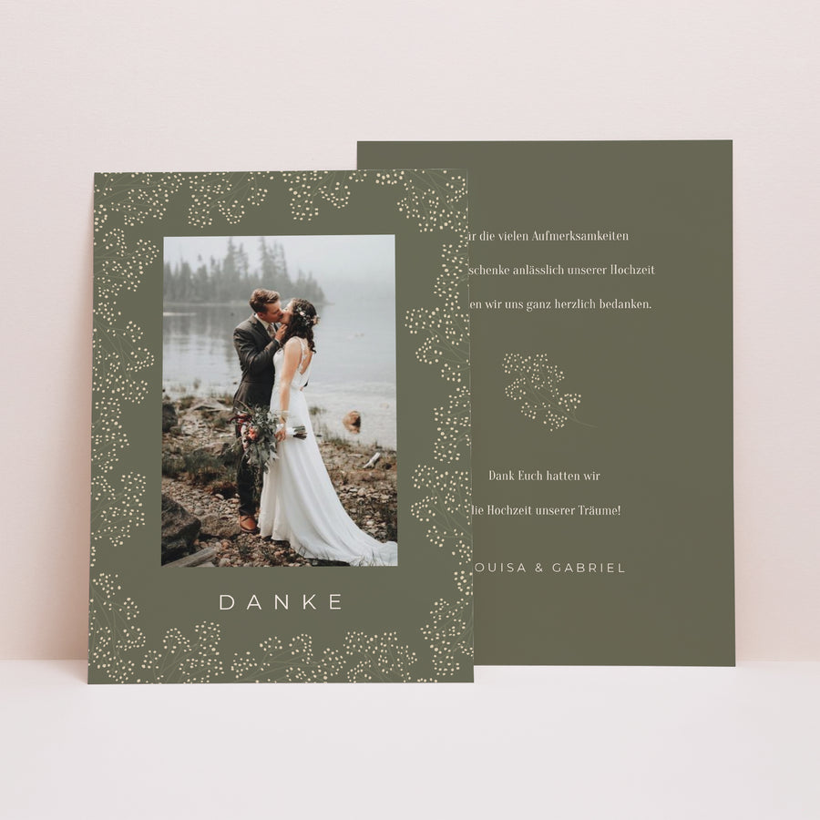 Dankeskarte Hochzeit Luberon foto