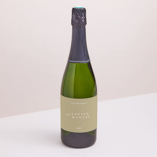 Flaschenetikett Hochzeit Landschaft Boho-Arche foto