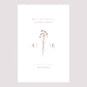 Begrüßungstafel Hochzeit Porträt 60 x 90 cm Silhouette - Feldblumen foto N° 2