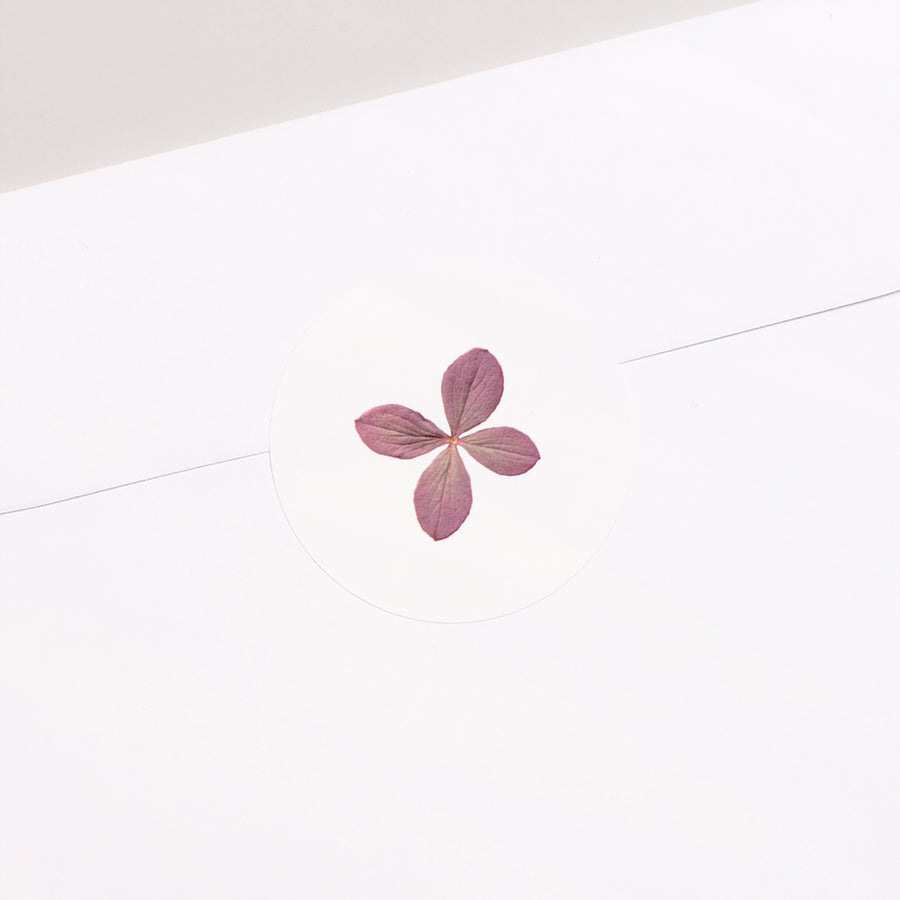 Sticker Geburt Rund chemin des marettes rose foto
