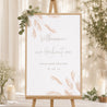Begrüßungstafel Hochzeit Porträt 60 x 90 cm Viva la pampa foto N° 1