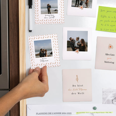 Magnet Objekte Pack mit 12, magnetisch Muttertag Blumen Muster