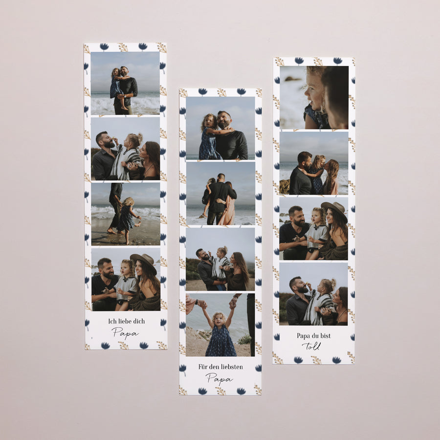 Magnet Objekte Partie de 3 Vatertag Blumen Motive foto