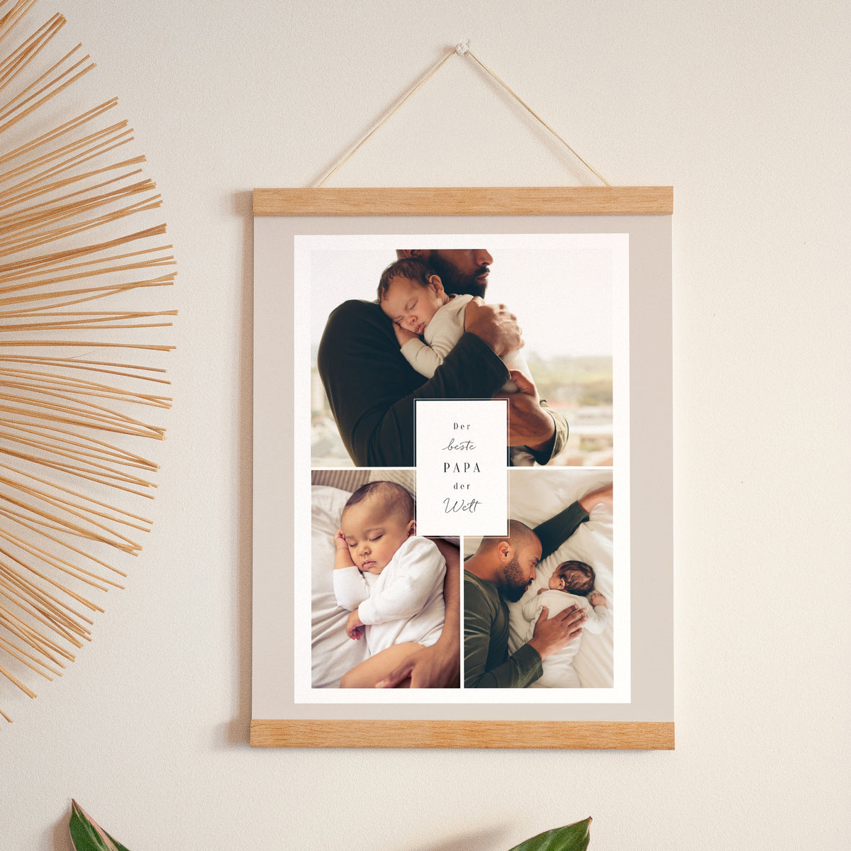 Poster Objekte Porträt Der beste Papa der Welt foto