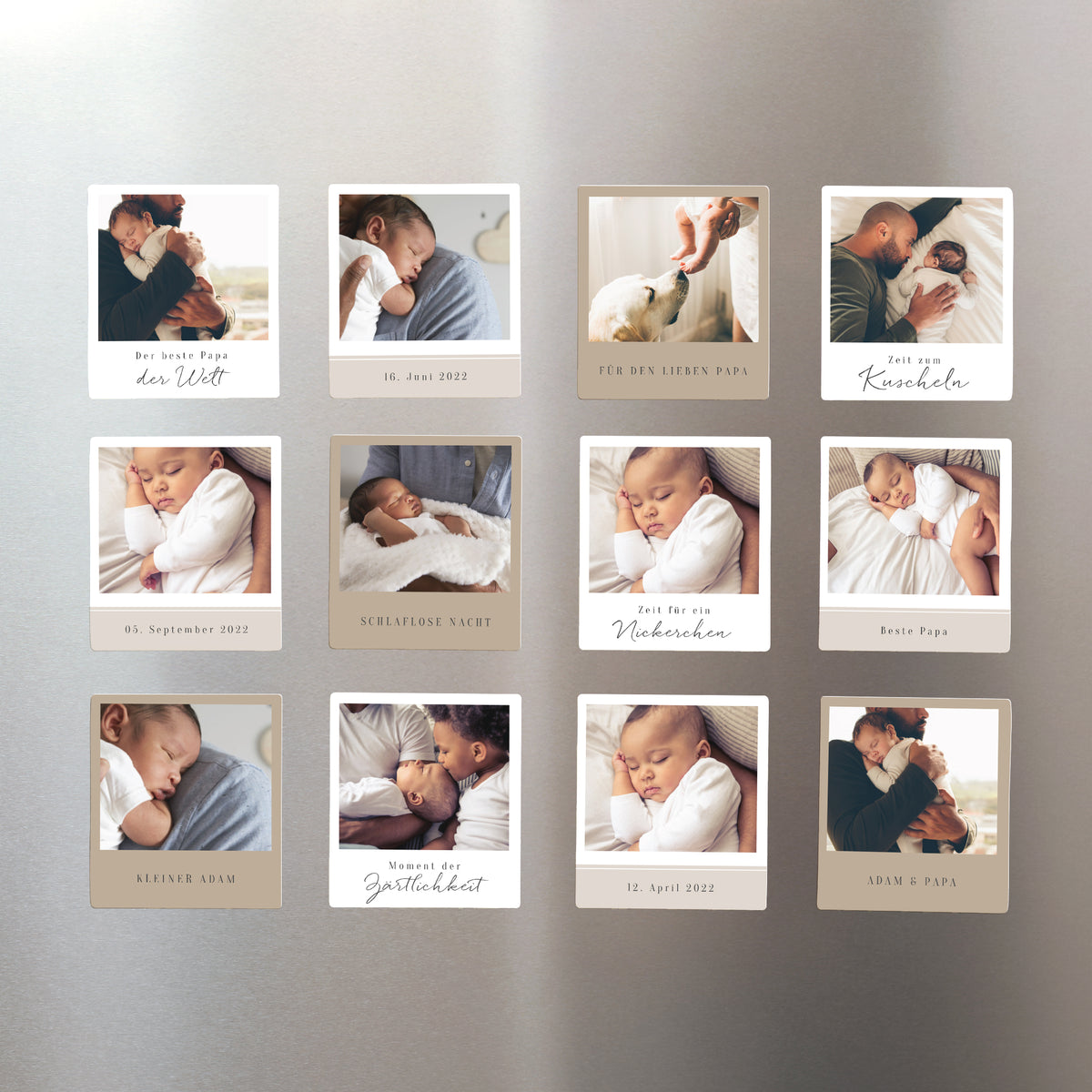 Magnet Objekte Pack mit 12, magnetisch Der beste Papa der Welt foto N° 1