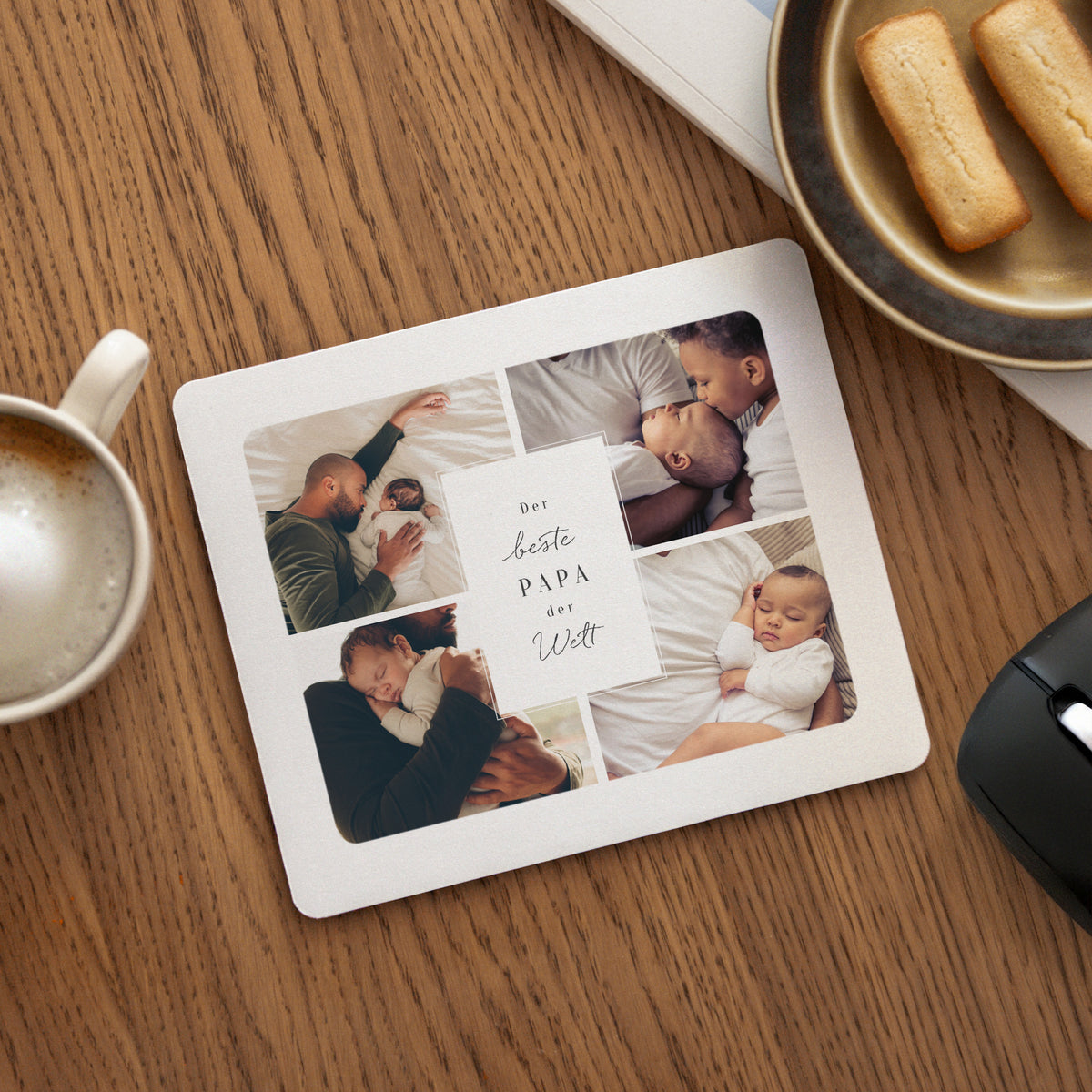 Mousepad Objekte Rechteck Der beste Papa der Welt foto N° 1