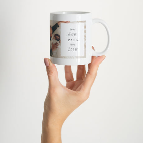 Tasse Objekte Weiß Der beste Papa der Welt
