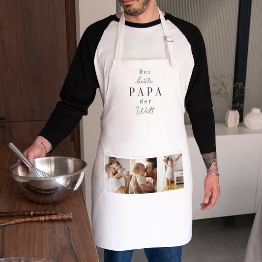 Schürze Objekte Natürliches Beige Der beste Papa der Welt foto