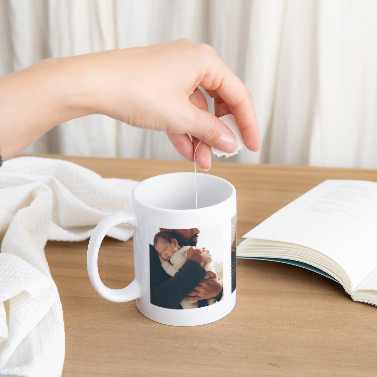 Tasse Objekte Weiß Der beste Papa der Welt - Kaki foto N° 3