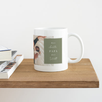 Tasse Objekte Weiß Der beste Papa der Welt - Kaki foto N° 4