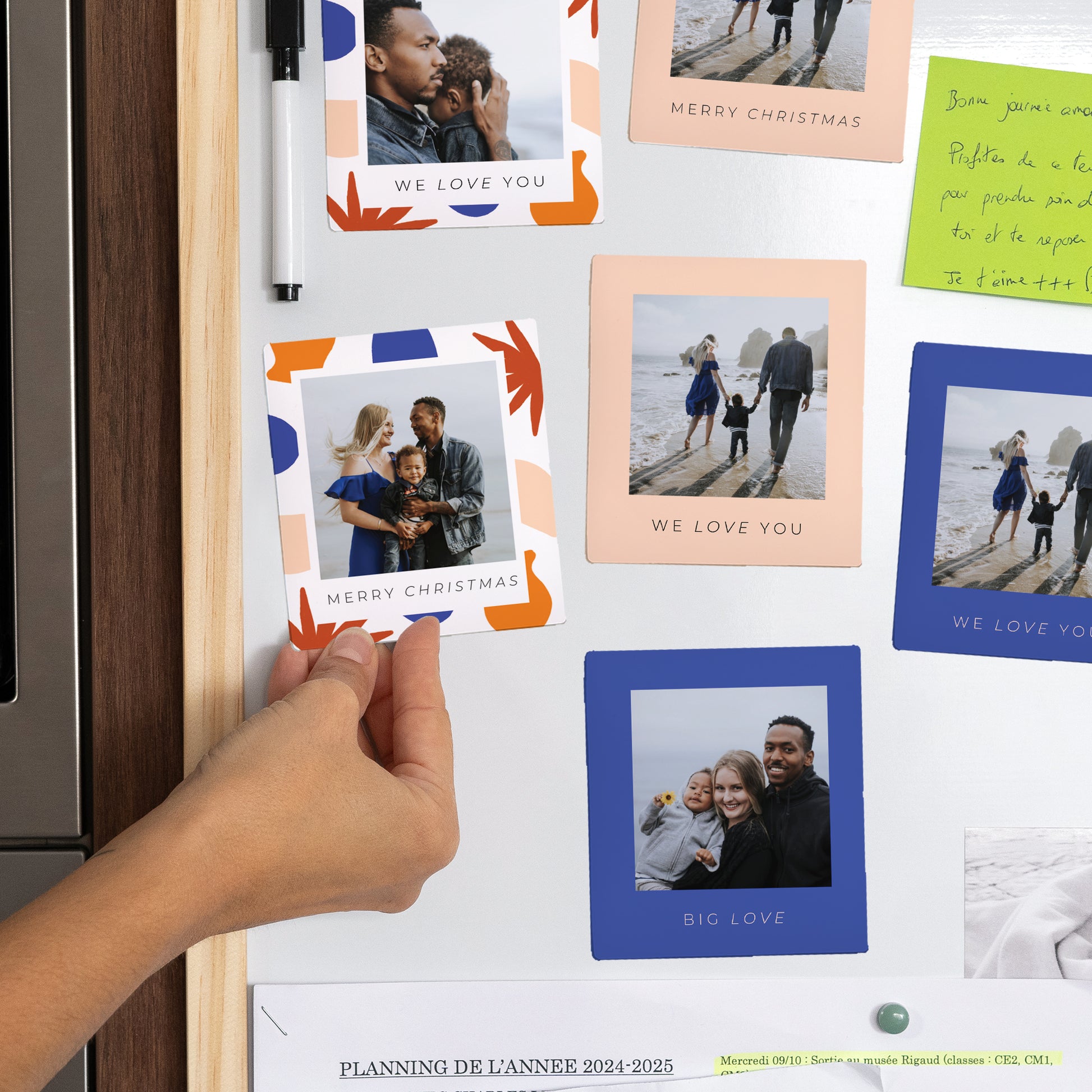 Fotoabzug Weihnachten Pack mit 12, magnetisch Inspiration Matisse, Mittelmeer foto N° 2