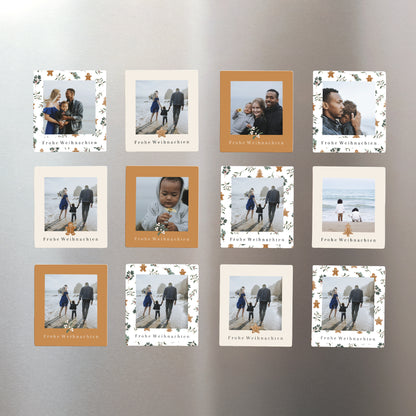 Fotoabzug Weihnachten Pack mit 12, magnetisch Weihnachtskekse foto N° 1