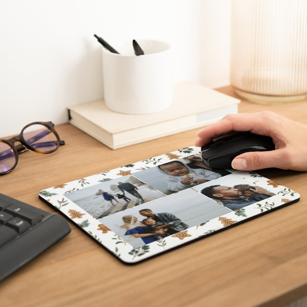 Mousepad Weihnachten Rechteck Weihnachtskekse foto N° 2