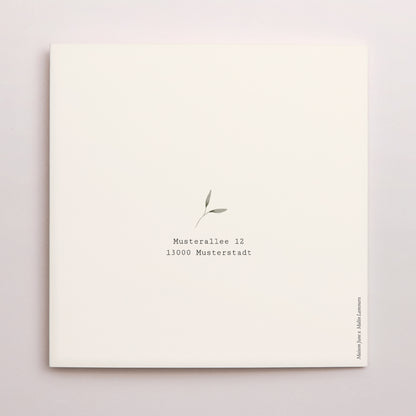 Weihnachtskarte Weihnachten Doppelflügiges Quadrat Weihnachtskranz V foto N° 3