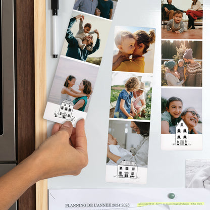 Fotoabzug Weihnachten Set aus 3, magnetisch Einfarbige Illustrationen foto N° 2