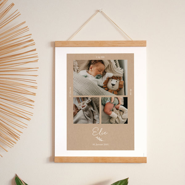 Poster Geburt Porträt Porträt Kraft Natur foto