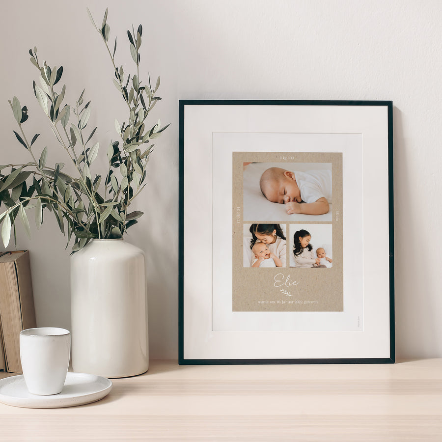 Poster Geburt Porträt Porträt Kraft Natur foto