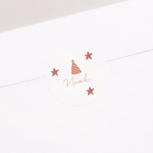 Sticker Kindergeburtstag Rund Schöner Wal foto