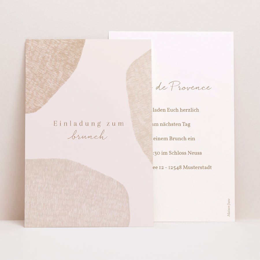 Beilegekarte Hochzeit PortraitPorträt Herz der Toskana foto