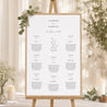 Sitzplan Hochzeit Porträt Frühlingszweig foto N° 1