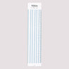 Kindermesslatte Geburt Papier Himmelblaue Streifen foto N° 5