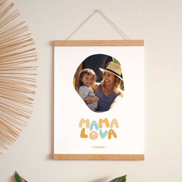 Poster Objekte Porträt Mama Lova foto