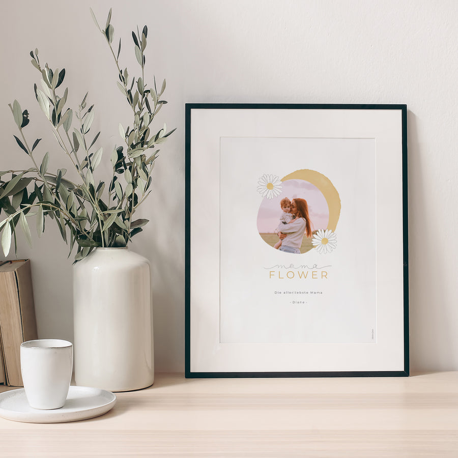 Poster Objekte Porträt Mama Flower foto