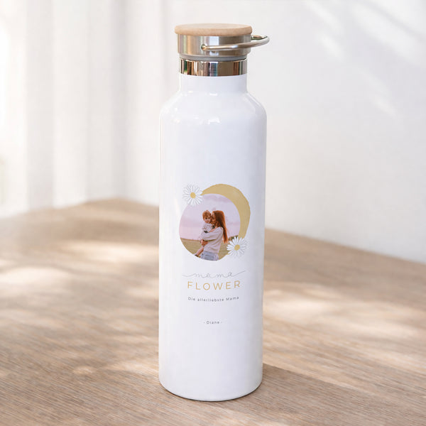 Trinkflasche Objekte 75 cl Mama Flower foto