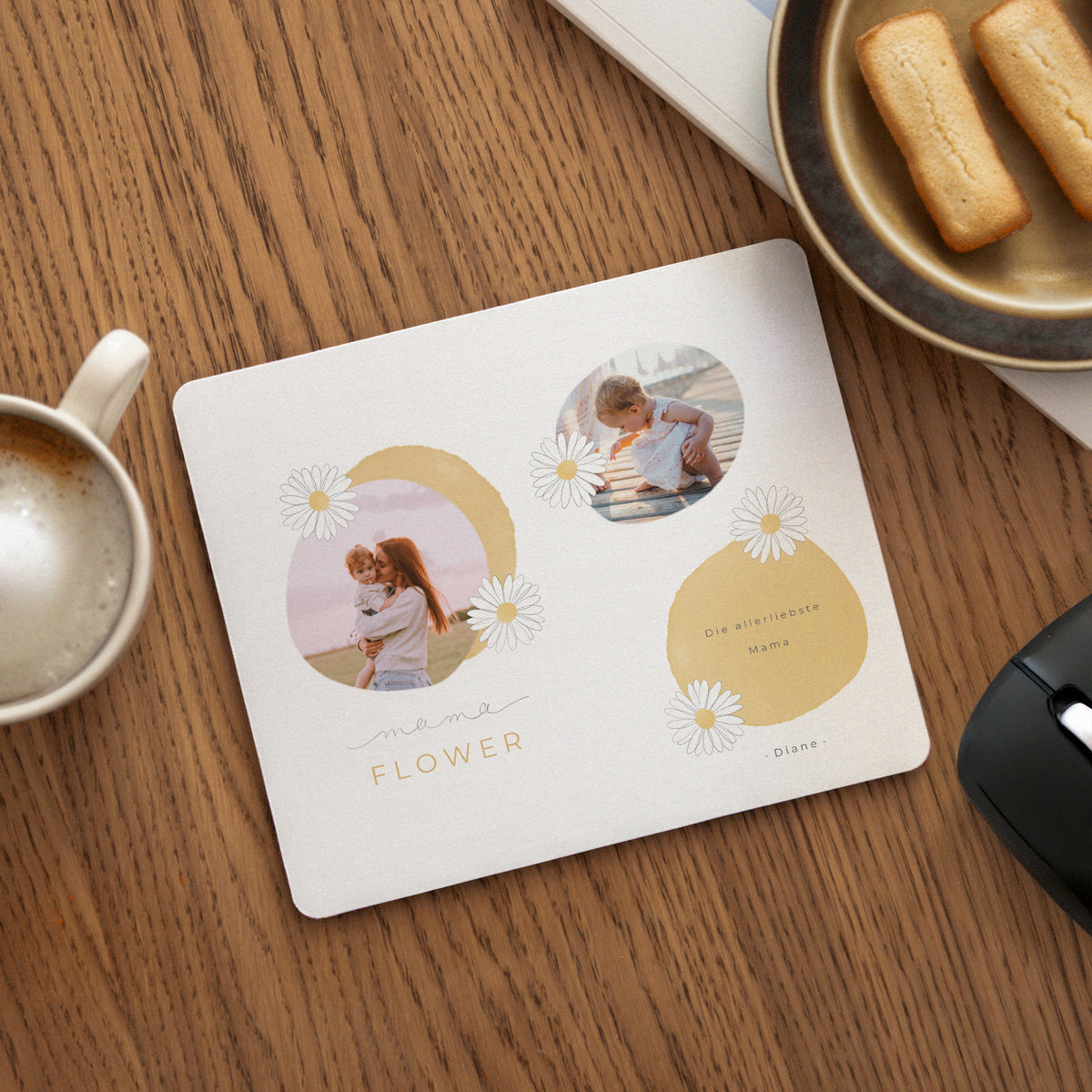 Mousepad Objekte Rechteck Mama Flower foto N° 1