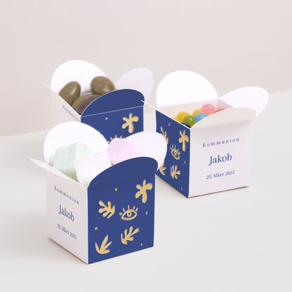 Geschenkbox Kommunion Schmetterlingsöffnung Auf die Art des Fauvismus foto N° 3