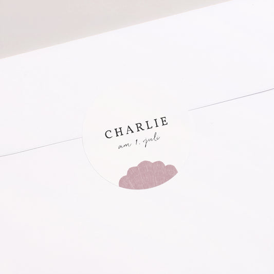 Sticker Geburt Rund Compostela foto