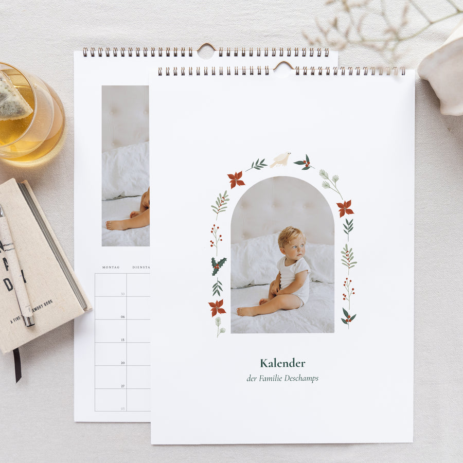 Kalender Weihnachten Wandgemälde A3 arche elemente weihnachten foto