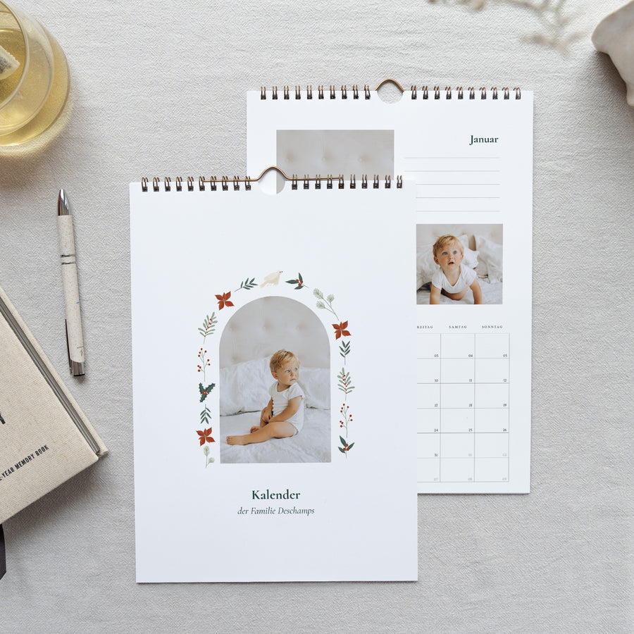 Kalender Weihnachten Wandbild A4 arche elemente weihnachten foto