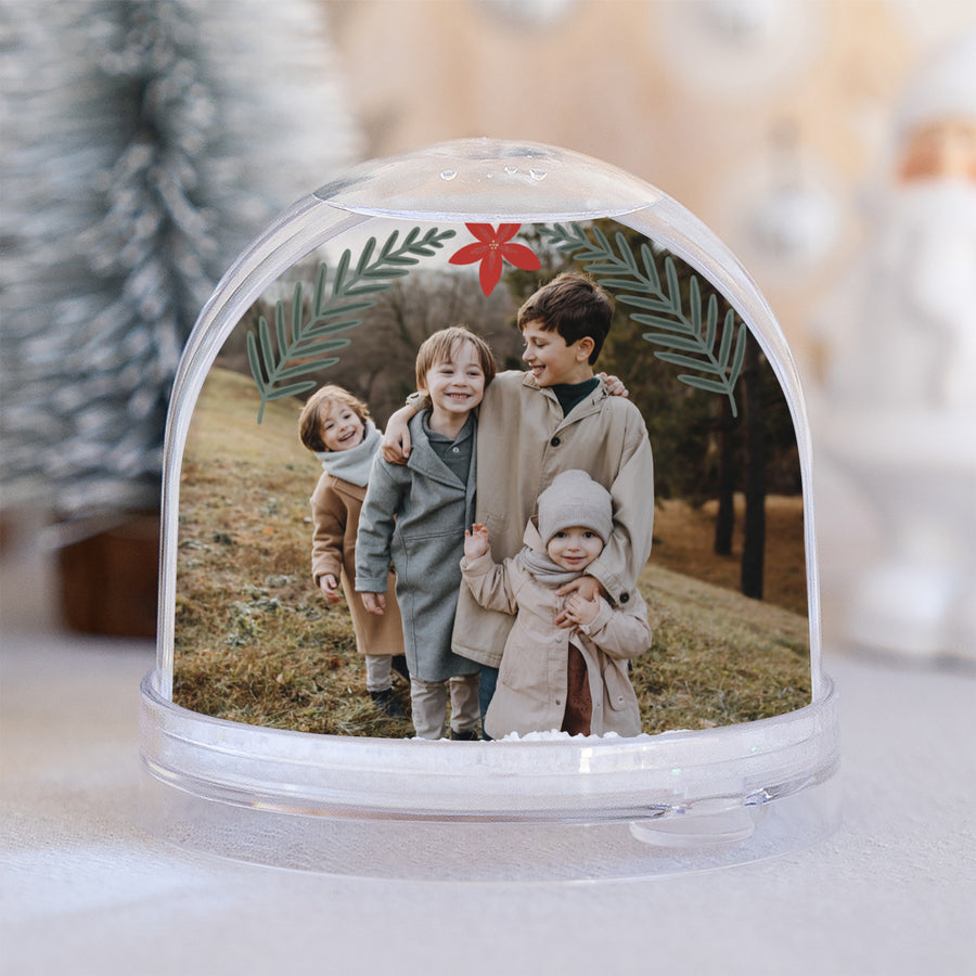 Schneekugel Weihnachten Glass Erinnerungskugel foto