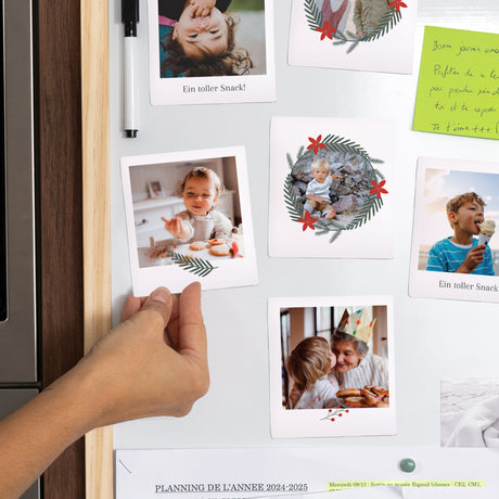 Fotoabzug Weihnachten Pack mit 12, magnetisch Erinnerungskugel