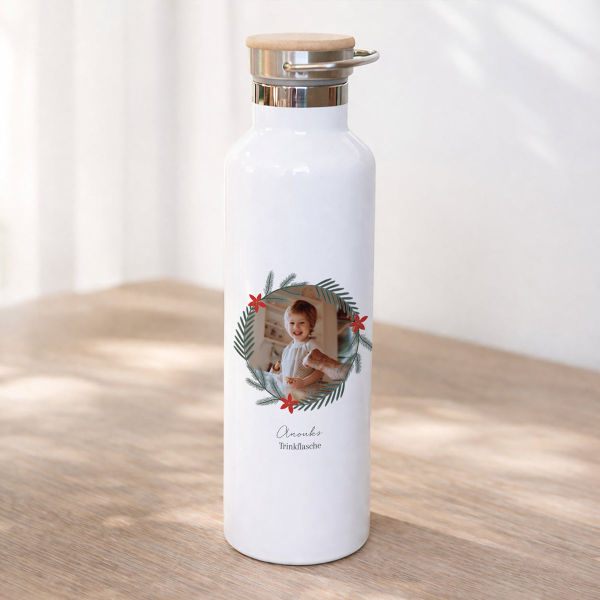 Trinkflasche Weihnachten 75 cl Erinnerungskugel foto