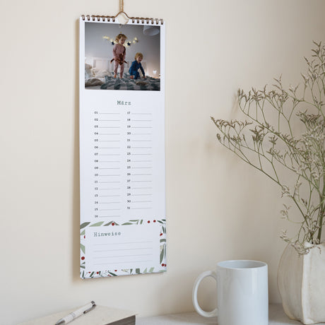 Kalender Weihnachten Beständig Weihnachtsmotiv, Grüntöne