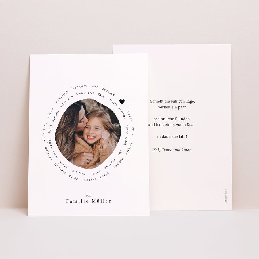 Weihnachtskarte Weihnachten foto