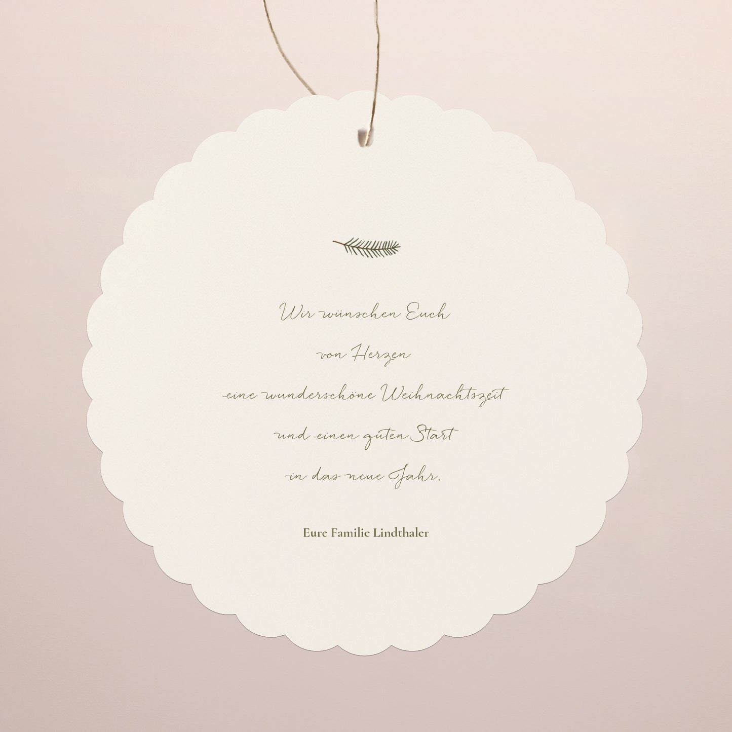 Weihnachtskarte Weihnachten Zum Aufhängen Weihnachtsgeist II foto N° 2