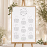 Sitzplan Hochzeit Porträt Pflanzliche Harmonie foto N° 1