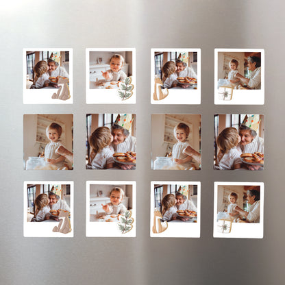 Fotoabzug Weihnachten Pack mit 12, magnetisch Winterkekse foto N° 1