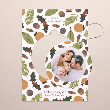 Weihnachtskarte Weihnachten Abnehmbar Wintersonnenwende foto N° 1