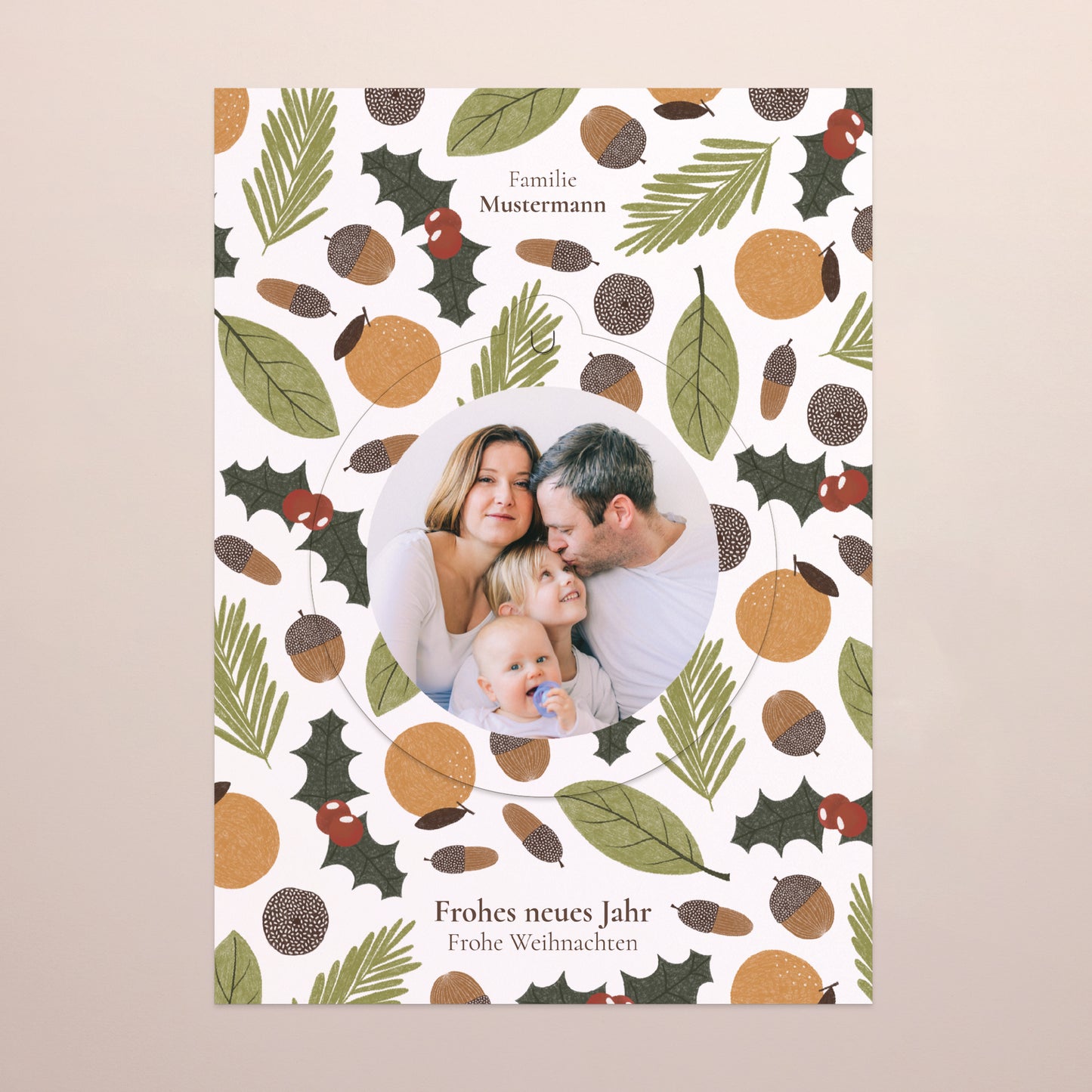 Weihnachtskarte Weihnachten Abnehmbar Wintersonnenwende foto N° 2