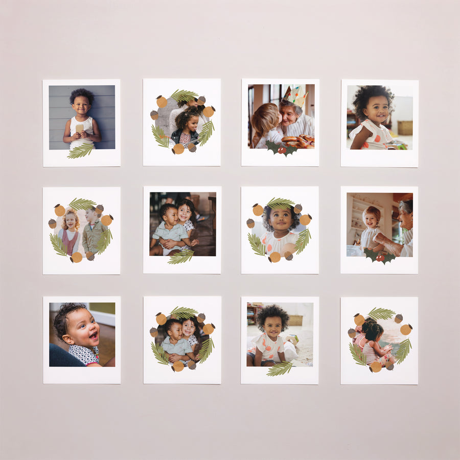 Fotoabzug Weihnachten Pack von 12 Wintersonnenwende foto