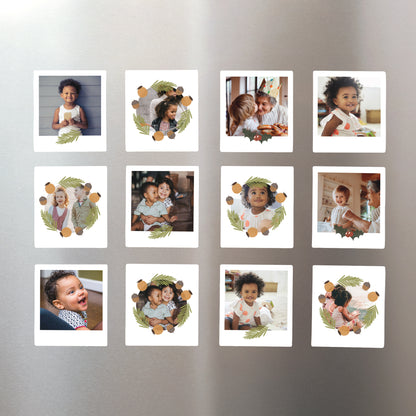 Fotoabzug Weihnachten Pack mit 12, magnetisch Wintersonnenwende foto N° 1