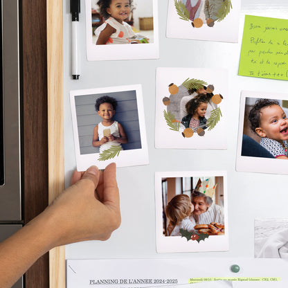 Fotoabzug Weihnachten Pack mit 12, magnetisch Wintersonnenwende foto N° 2